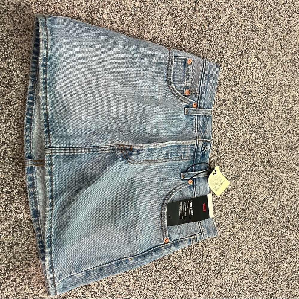Levi's Light Blue Jean Shorts